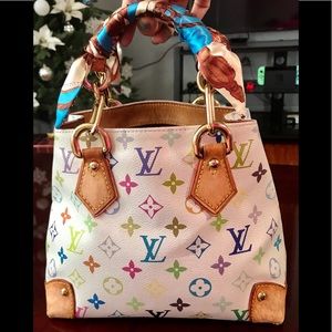 Louis Vuitton multicolor Audra chain handbag